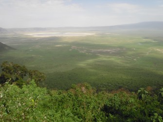 Lake Manyara is one of the many lakes that are getting drier and drier each year. Our guide attributed this to global warming